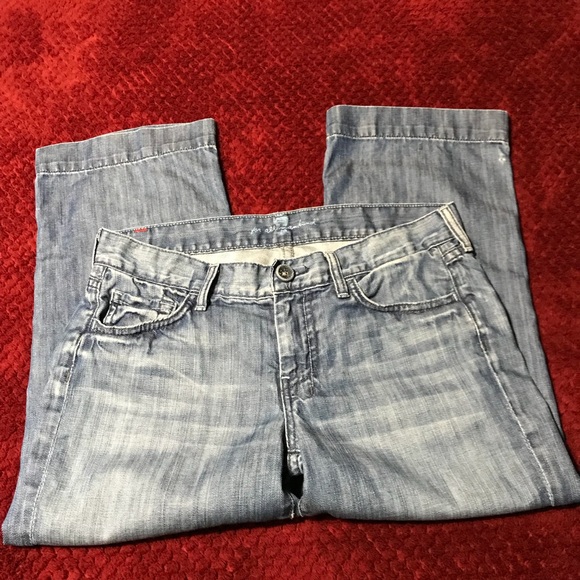 7 For All Mankind cropped jeans size 27 - Picture 3 of 5